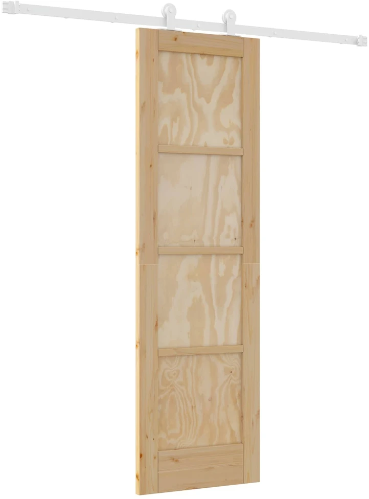 Slankios durys Natūrali ir Balta 61 x 198,5 cm