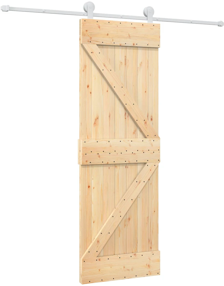 Slankios durys Natūrali ir Balta 70 x 210 cm