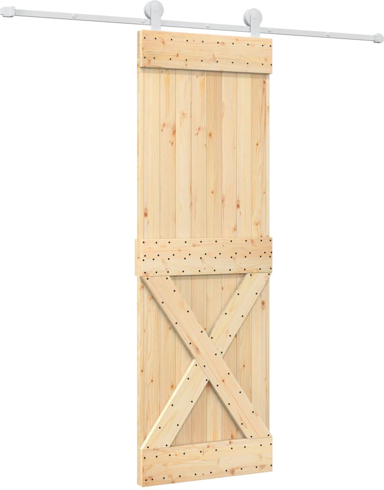 Slankios durys Natūrali ir Balta 70 x 210 cm