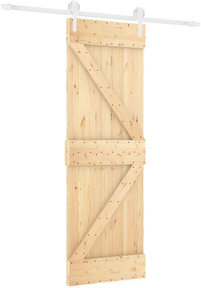 Slankios durys Natūrali ir Balta 70 x 210 cm
