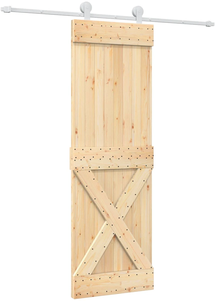 Slankios durys Natūrali ir Balta 70 x 210 cm