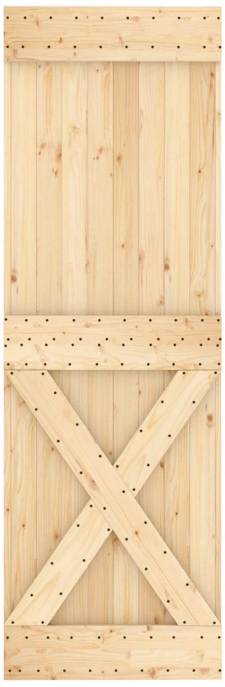 Slankios durys Natūrali ir Balta 70 x 210 cm