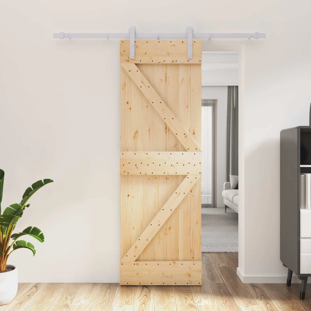 Slankios durys Natūrali ir Balta 70 x 210 cm