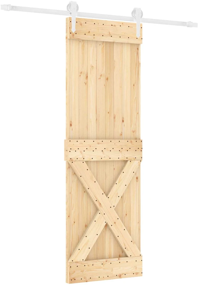 Slankios durys Natūrali ir Balta 70 x 210 cm