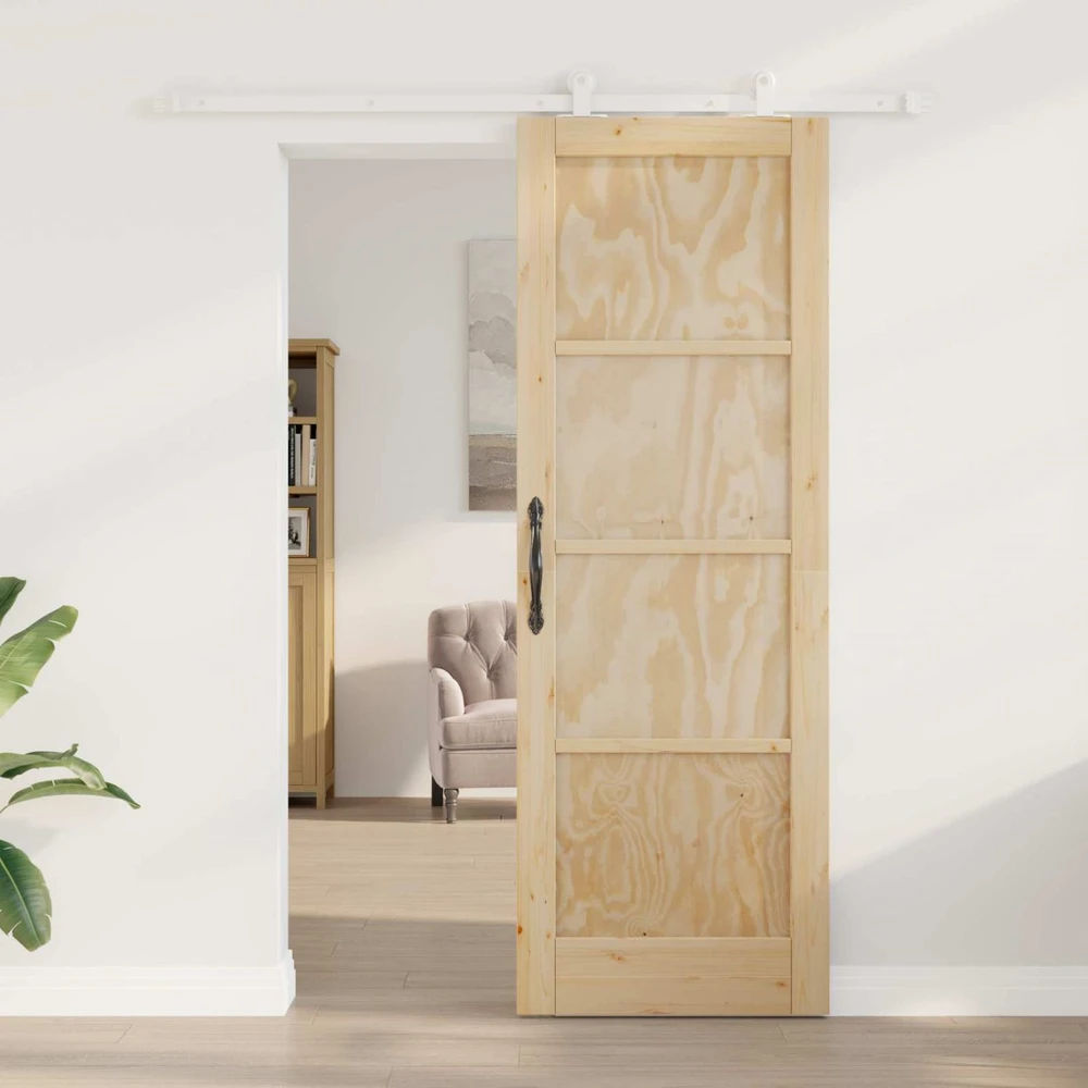 Slankios durys Natūrali ir Balta 73,5 x 211 cm
