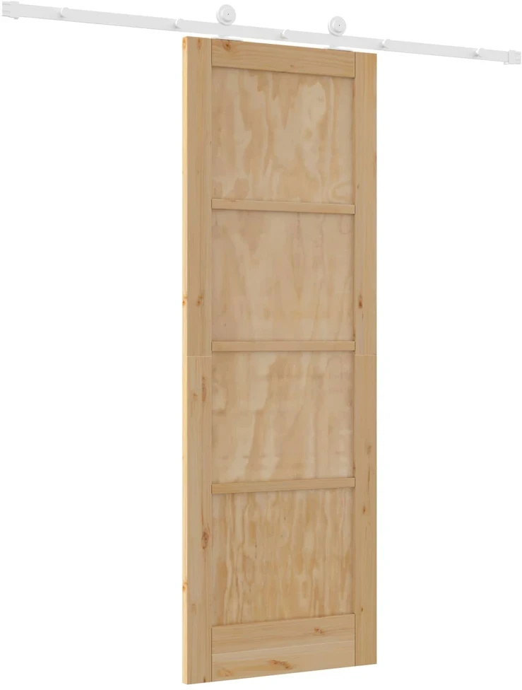 Slankios durys Natūrali ir Balta 73,5 x 211 cm