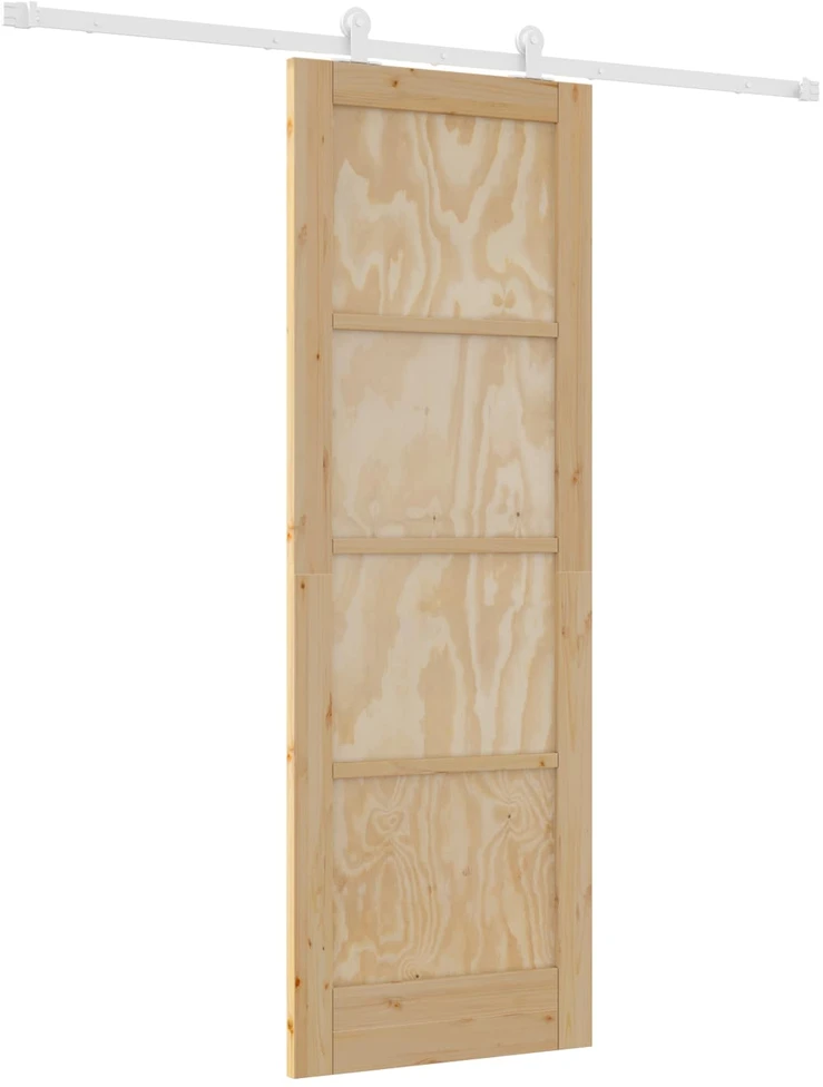 Slankios durys Natūrali ir Balta 73,5 x 211 cm