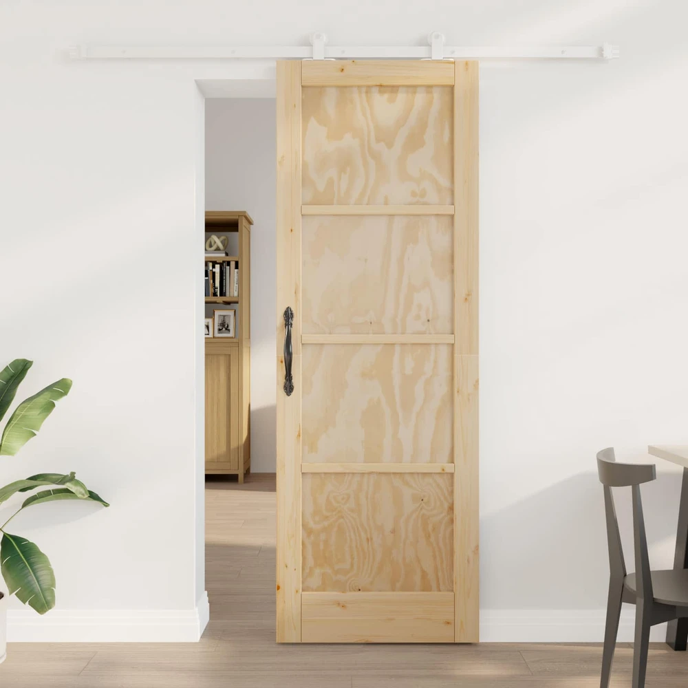 Slankios durys Natūrali ir Balta 73,5 x 211 cm