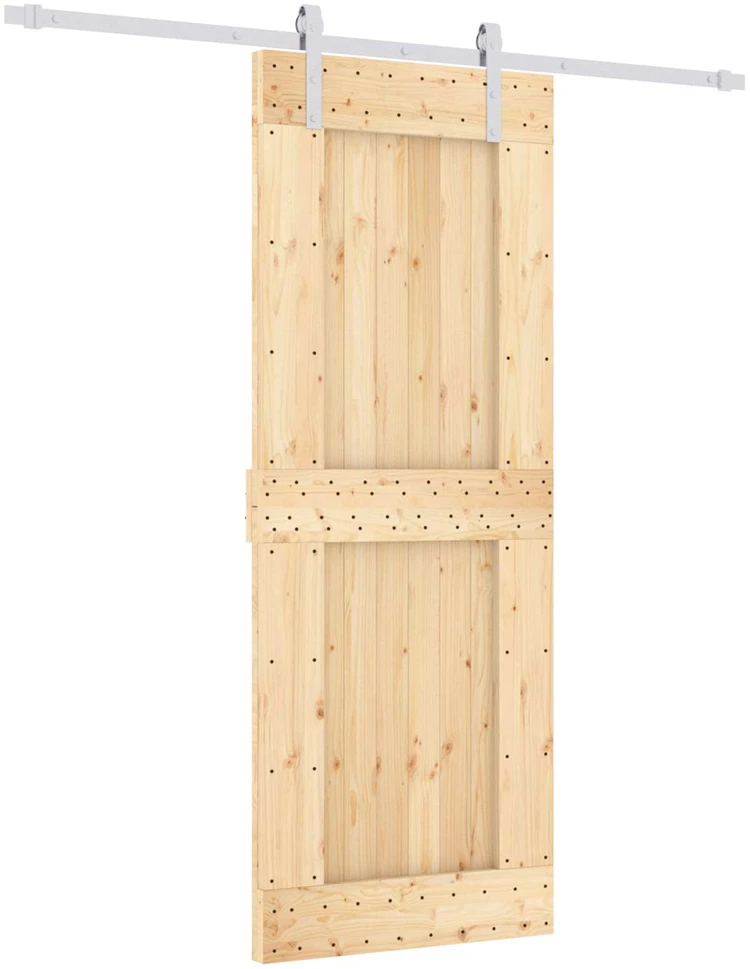 Slankios durys Natūrali ir Balta 80 x 210 cm