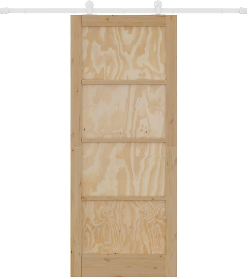 Slankios durys Natūrali ir Balta 86 x 211 cm