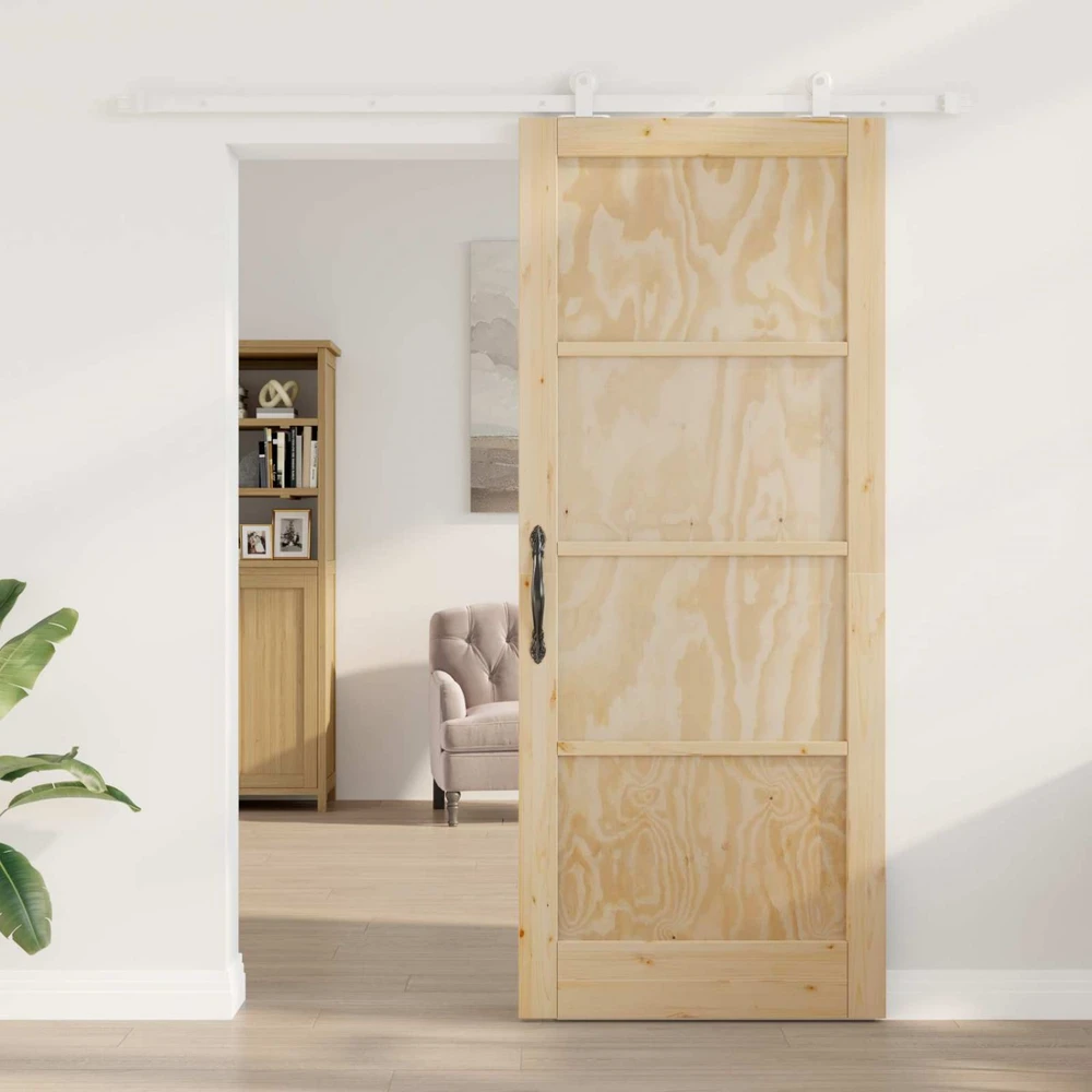 Slankios durys Natūrali ir Balta 86 x 211 cm