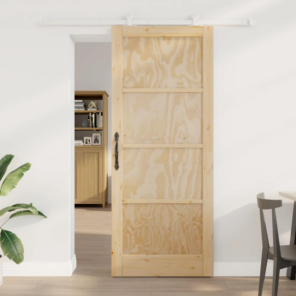 Slankios durys Natūrali ir Balta 86 x 211 cm