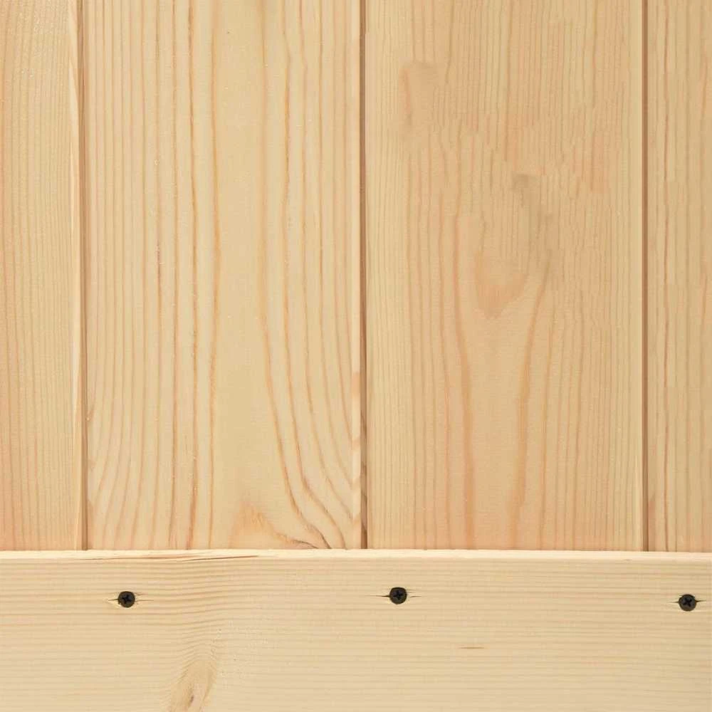 Slankios durys 90 x 210 cm Natūrali ir Balta