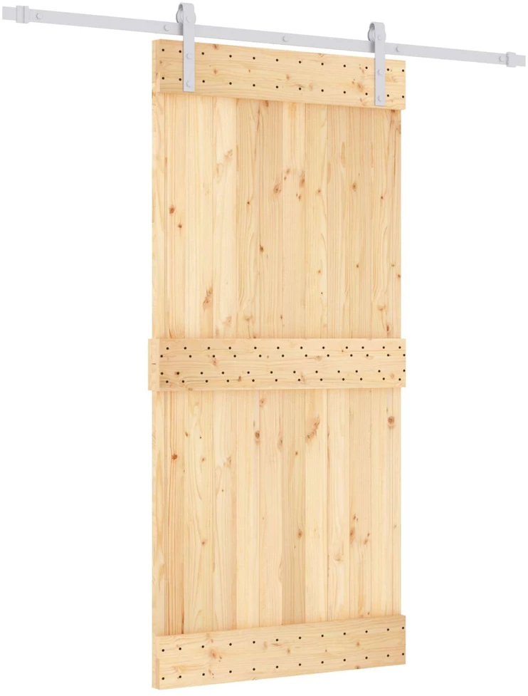 Slankios durys Natūrali ir Balta 95 x 210 cm