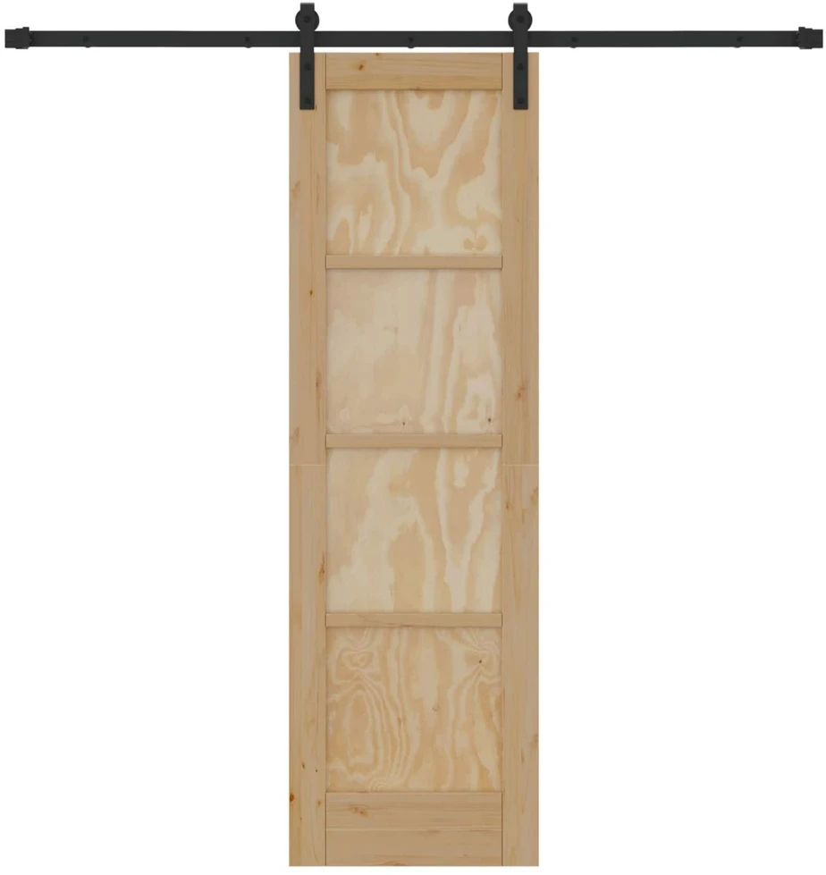 Slankios durys 61 x 198,5 cm Pušies medienos masyvas