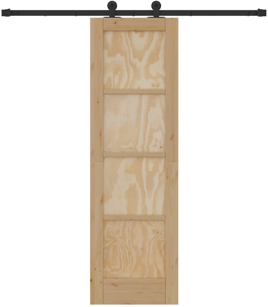Slankios durys Natūrali ir juoda 61 x 198,5 cm