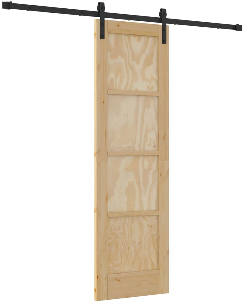 Slankios durys 61 x 198,5 cm Pušies medienos masyvas
