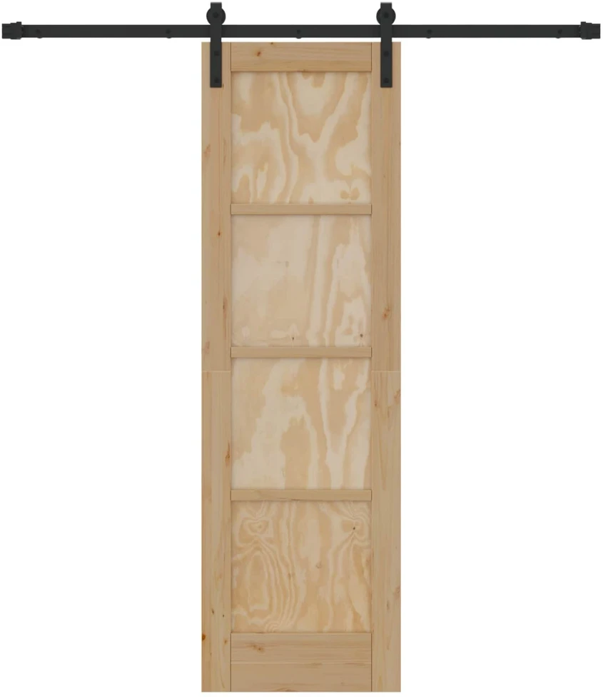 Slankios durys 61 x 198,5 cm Pušies medienos masyvas