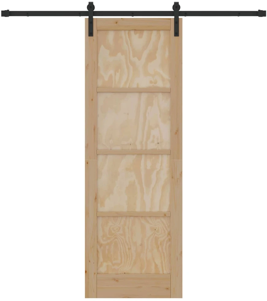 Slankios durys 73,5 x 211 cm Pušies medienos masyvas