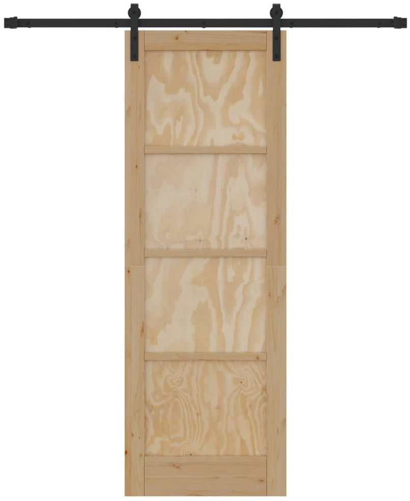 Slankios durys 73,5 x 211 cm Pušies medienos masyvas