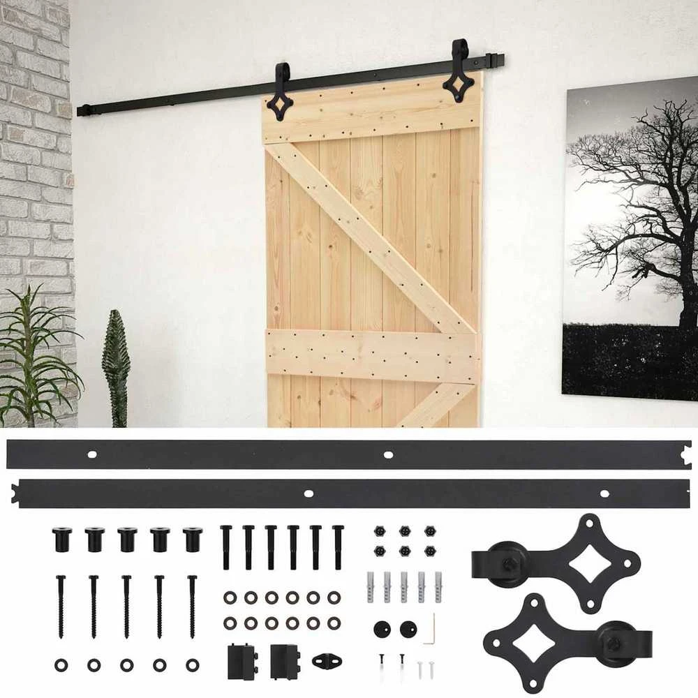 Slankios durys 80 x 210 cm Pušies medienos masyvas