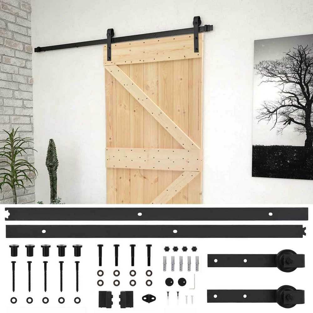 Slankios durys 80 x 210 cm Pušies medienos masyvas