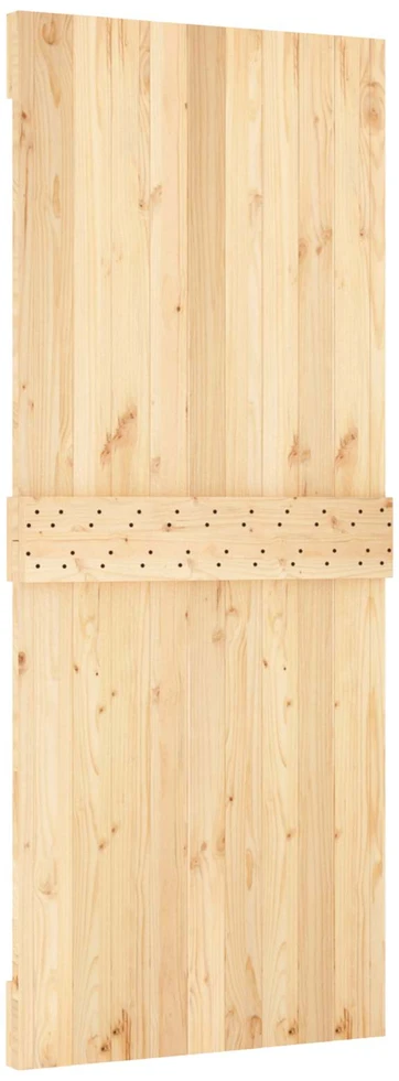 Slankios durys Natūrali ir juoda 85 x 210 cm