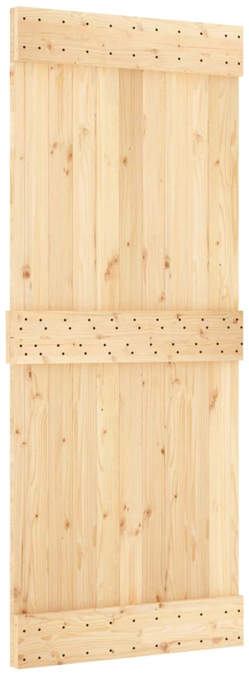 Slankios durys Natūrali ir juoda 85 x 210 cm
