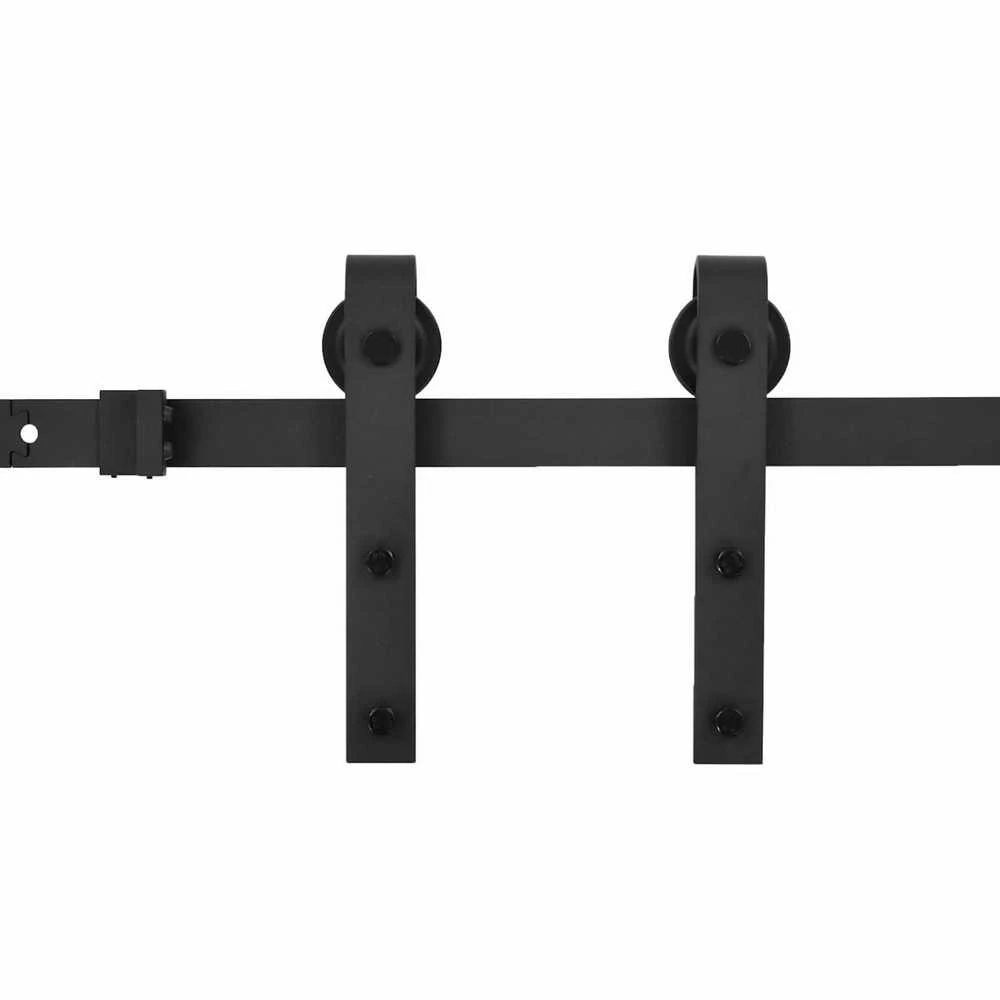 Slankios durys 85 x 210 cm Natūrali ir juoda