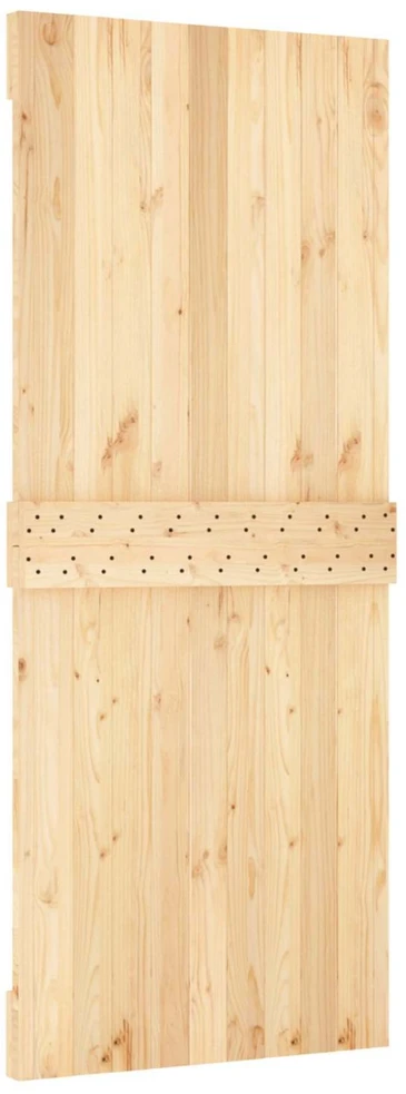 Slankios durys Natūrali ir juoda 85 x 210 cm