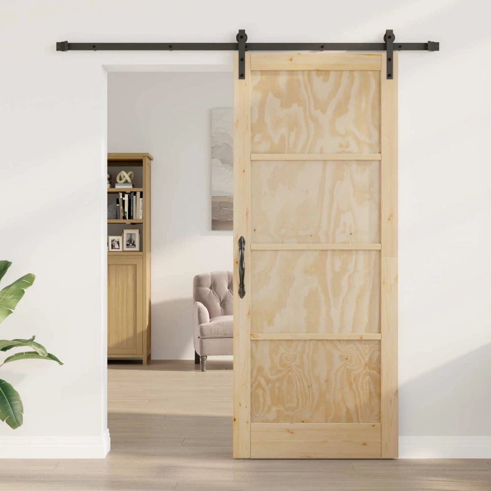 Slankios durys 86 x 211 cm Pušies medienos masyvas