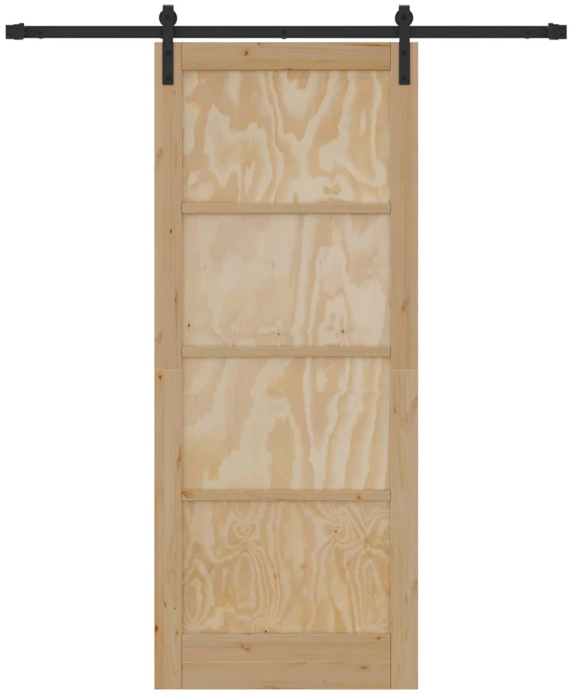 Slankios durys 86 x 211 cm Pušies medienos masyvas