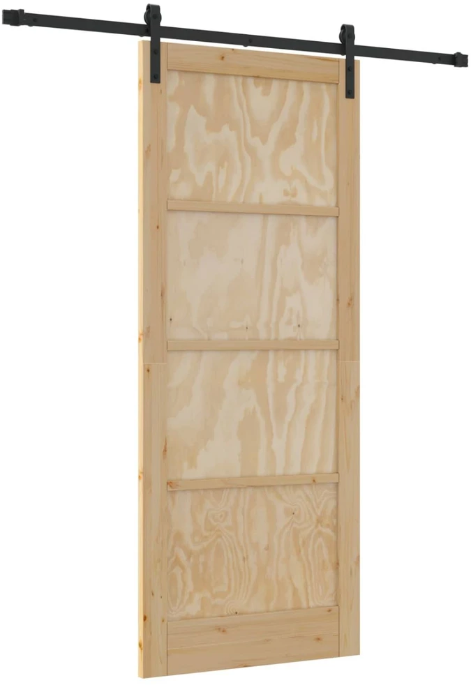 Slankios durys 86 x 211 cm Pušies medienos masyvas