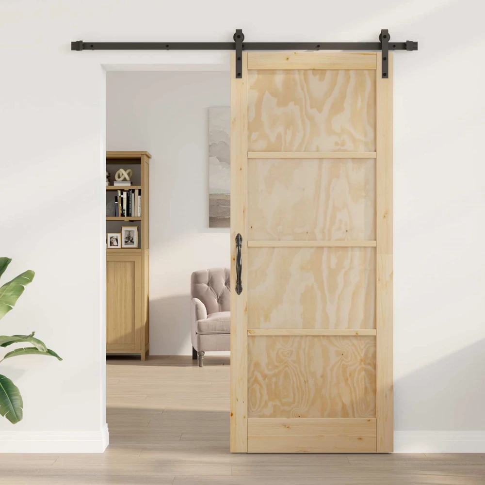 Slankios durys 86 x 211 cm Pušies medienos masyvas