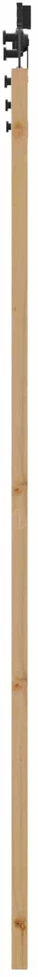 Slankios durys Natūrali ir juoda 86 x 211 cm