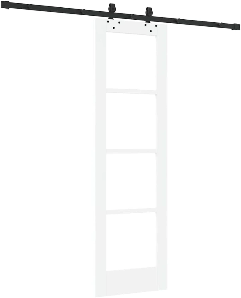 Slankios durys ORKDAL 61 x 198,5 cm Balta ir juoda