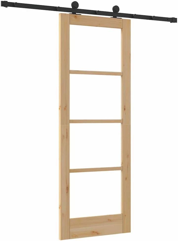 Slankios durys ORKDAL 73,5 x 198,5 cm Natūrali ir juoda