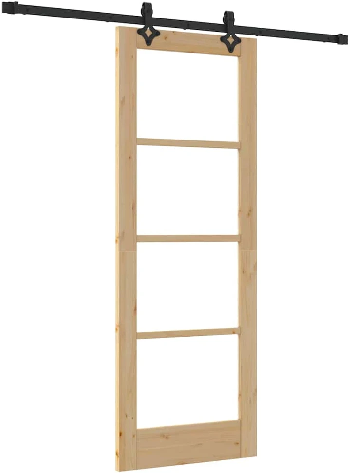 Slankios durys ORKDAL 73,5 x 198,5 cm Natūrali ir juoda