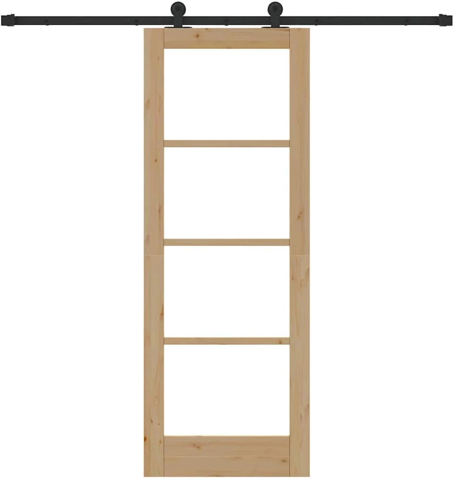 Slankios durys ORKDAL 73,5 x 198,5 cm Natūrali ir juoda