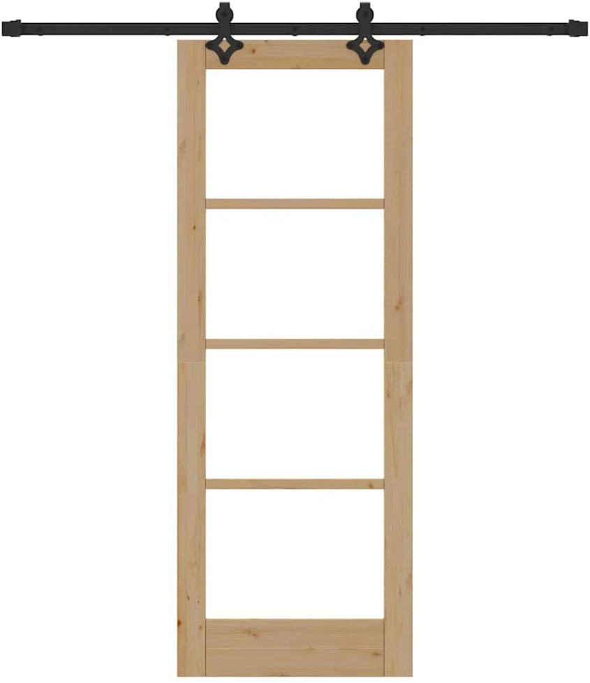 Slankios durys ORKDAL 73,5 x 198,5 cm Natūrali ir juoda