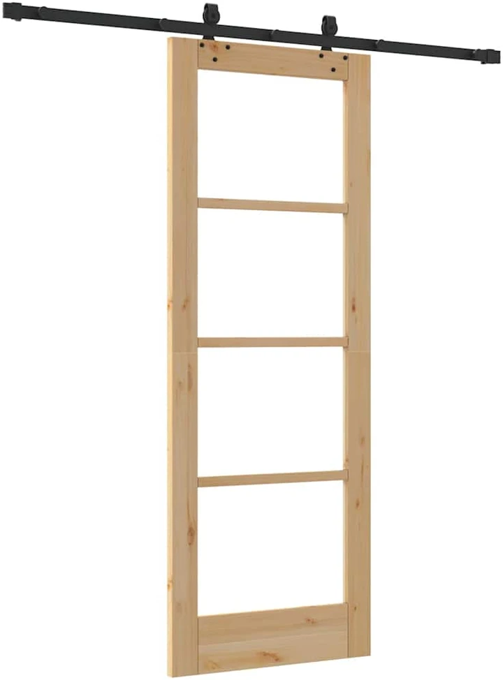 Slankios durys ORKDAL 73,5 x 198,5 cm Natūrali ir juoda