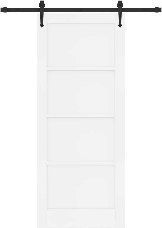 Slankios durys ORKDAL 83 x 202 cm Pušies medienos masyvas Balta