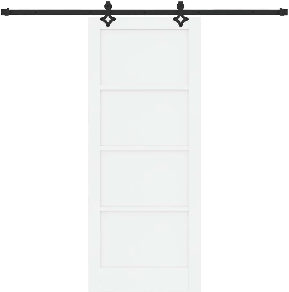 Slankios durys ORKDAL 83 x 202 cm Pušies medienos masyvas Balta