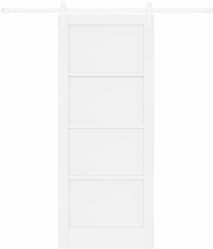 Slankios durys ORKDAL 83 x 202 cm Pušies medienos masyvas Balta