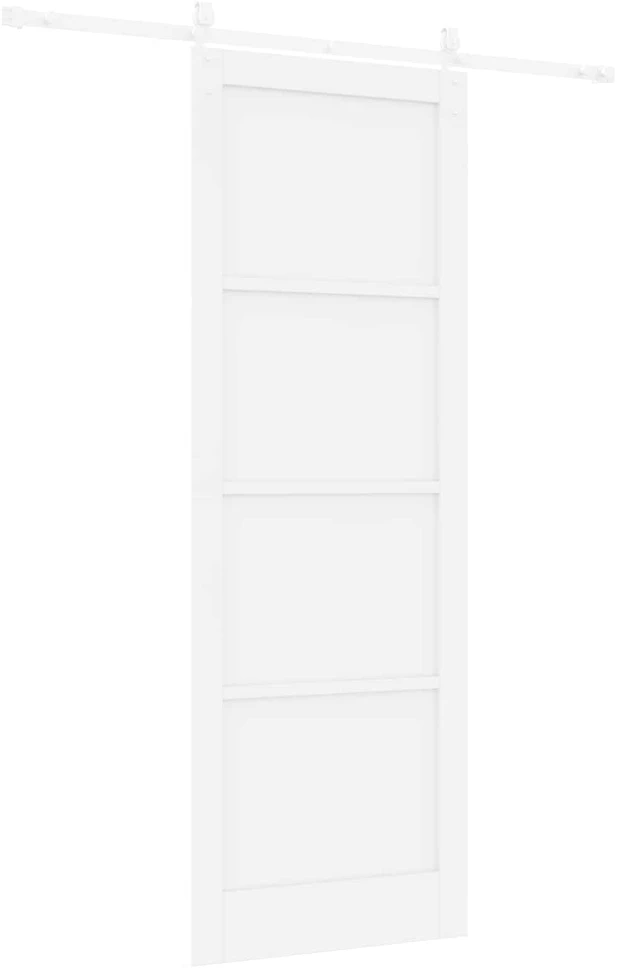Slankios durys ORKDAL 83 x 232 cm Pušies medienos masyvas Balta