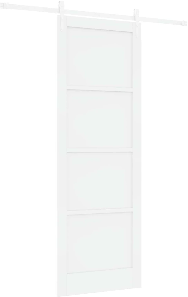 Slankios durys ORKDAL 83 x 232 cm Pušies medienos masyvas Balta