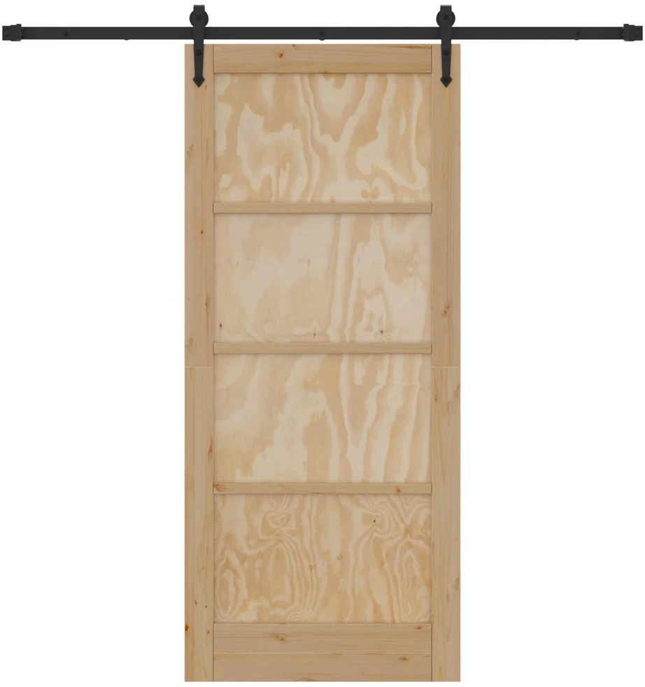 Slankios durys ORKDAL 86 x 198,5 cm Pušies medienos masyvas