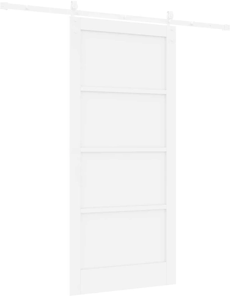 Slankios durys ORKDAL 93 x 202 cm Apdirbta mediena Balta