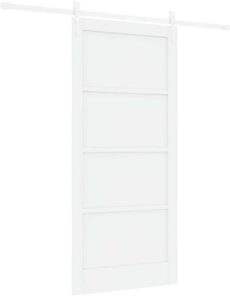 Slankios durys ORKDAL 93 x 202 cm Apdirbta mediena Balta