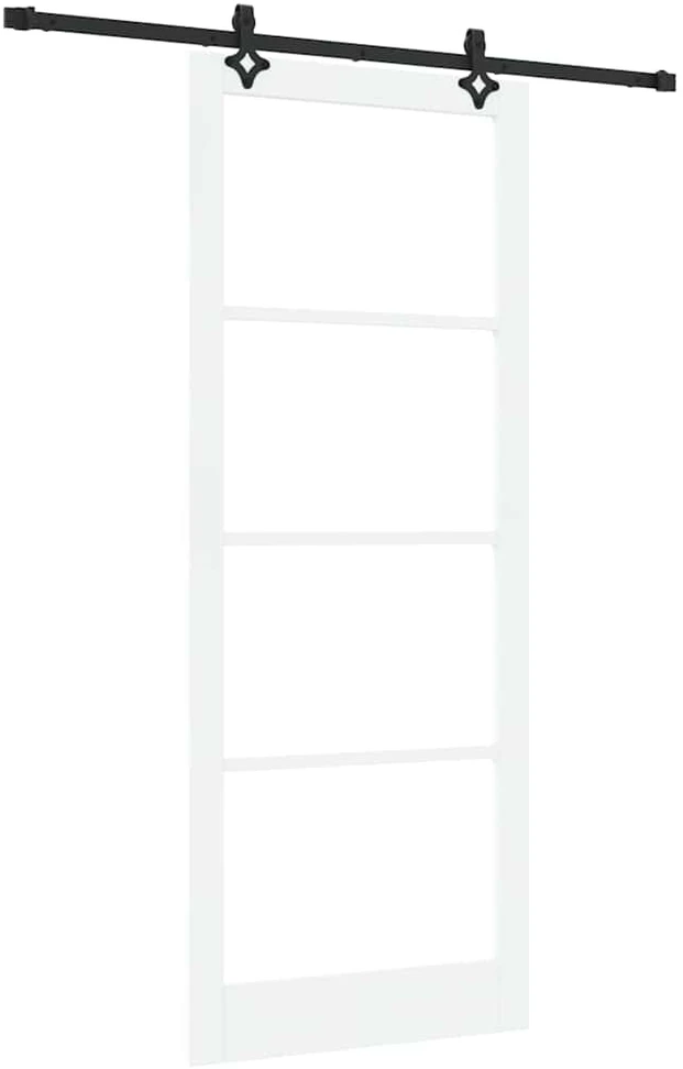 Slankios durys ORKDAL 93 x 232 cm Balta ir juoda